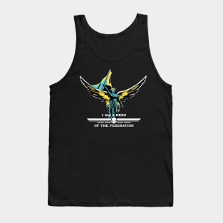 Helldivers game I am a hero of the federation Tank Top